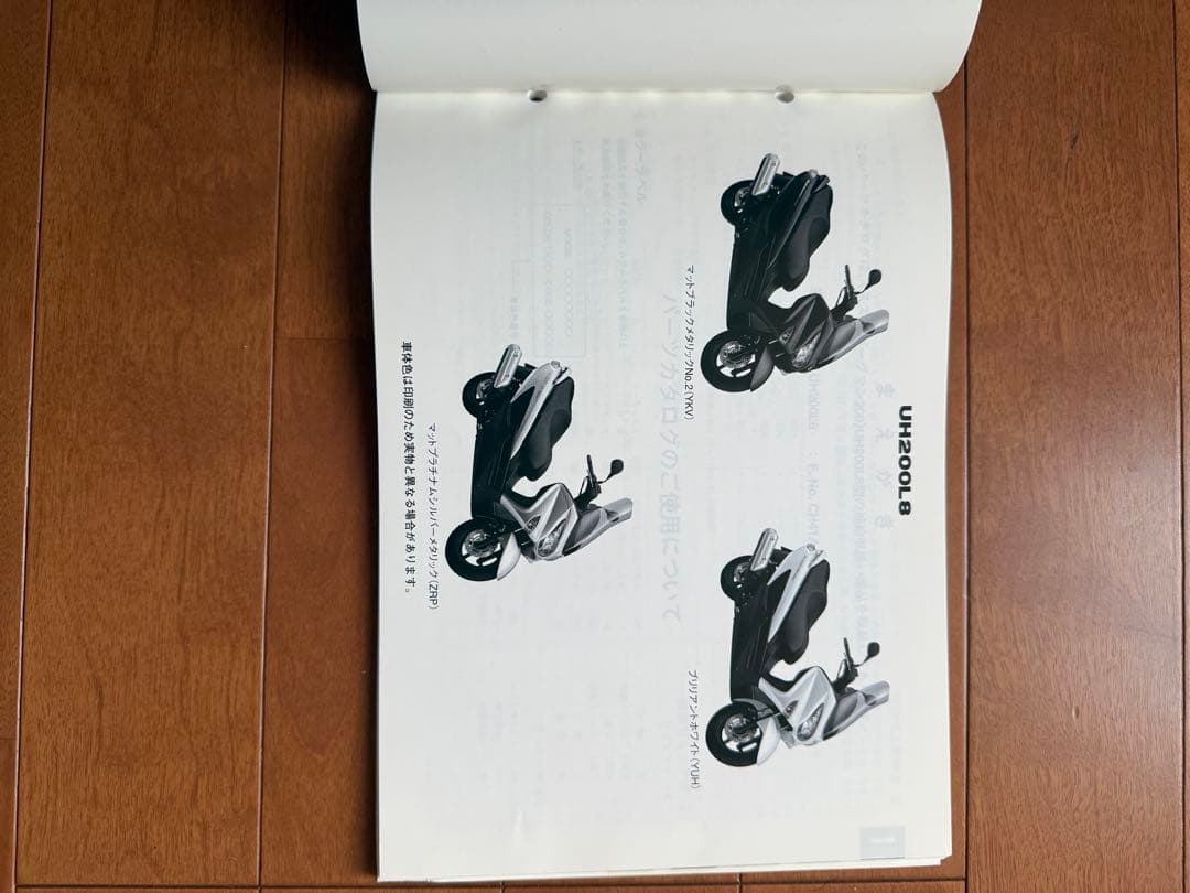 バーグマン200 サービスマニュアル(L4〜L9)&パーツカタログ(L8)