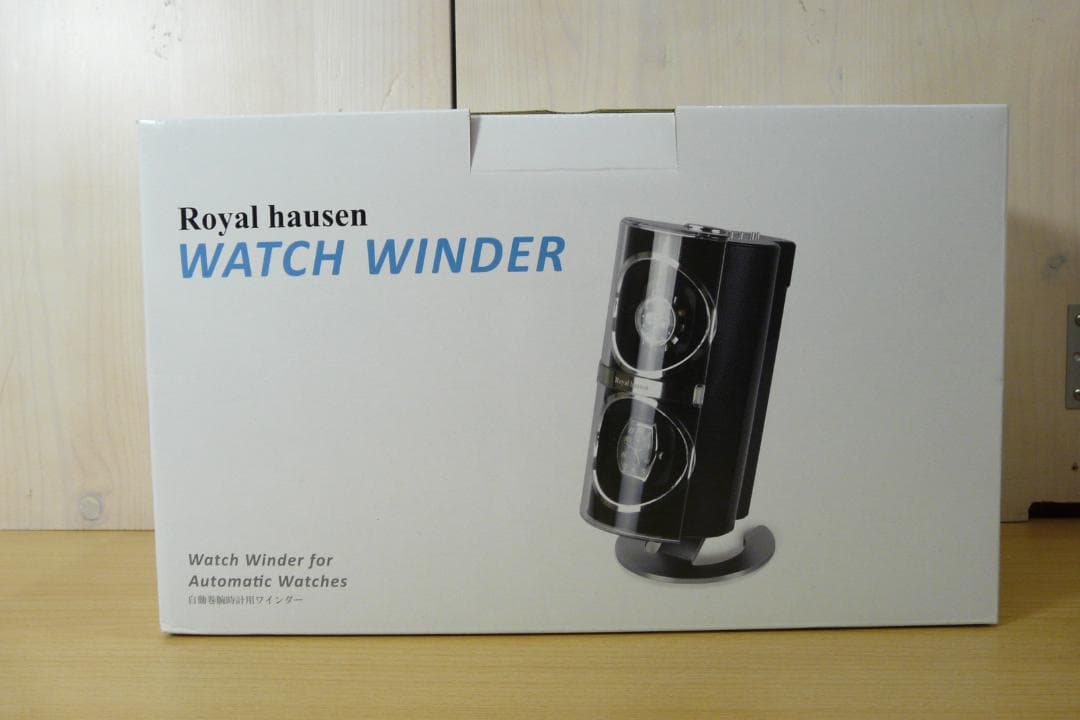 hausen ウォッチワインダー 自動巻上げ機 未使用 2本同時巻