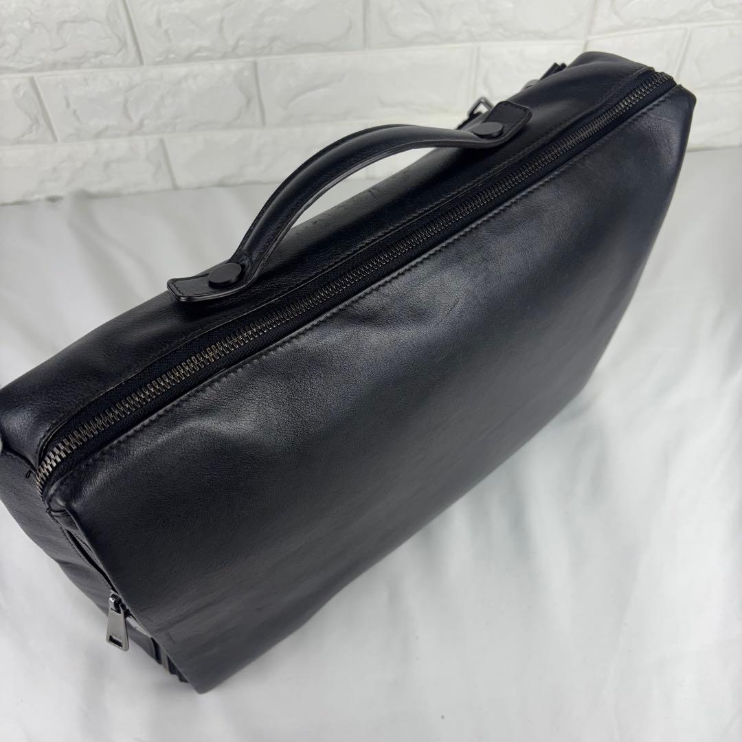 ✨美品✨ FURLA 本革 3wayビジネスバッグ ブラック