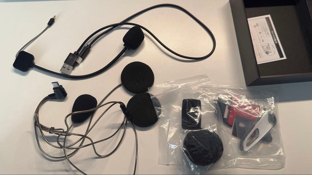 JESIMAIK バイク用インカム X6S 1台 mesh接続 アプリ不要