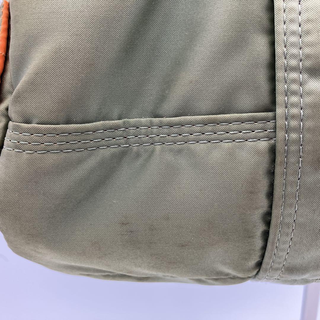 PORTER TANKERナイロン製　ミニボストンバッグ　カーキ　オリーブ