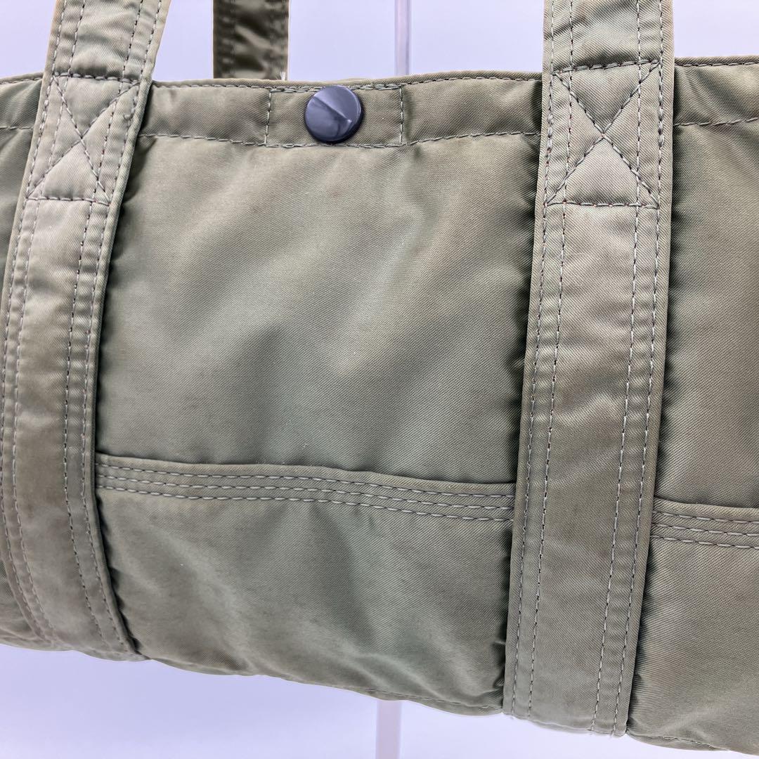 PORTER TANKERナイロン製　ミニボストンバッグ　カーキ　オリーブ