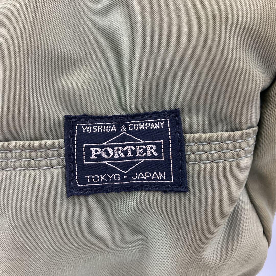 PORTER TANKERナイロン製　ミニボストンバッグ　カーキ　オリーブ