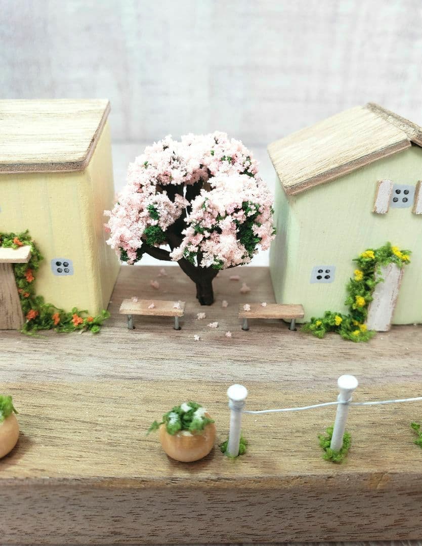 *ころころほたる様お取り置き品3点*春の街並み｜ナチュラル ハンドメイド