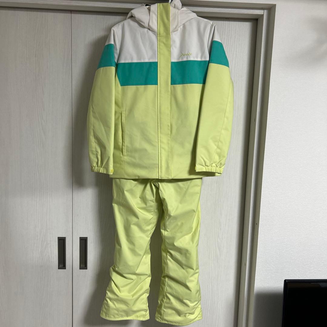 phenix フェニックス　子ども用 スキーウェア 150 イエロー/グリーン