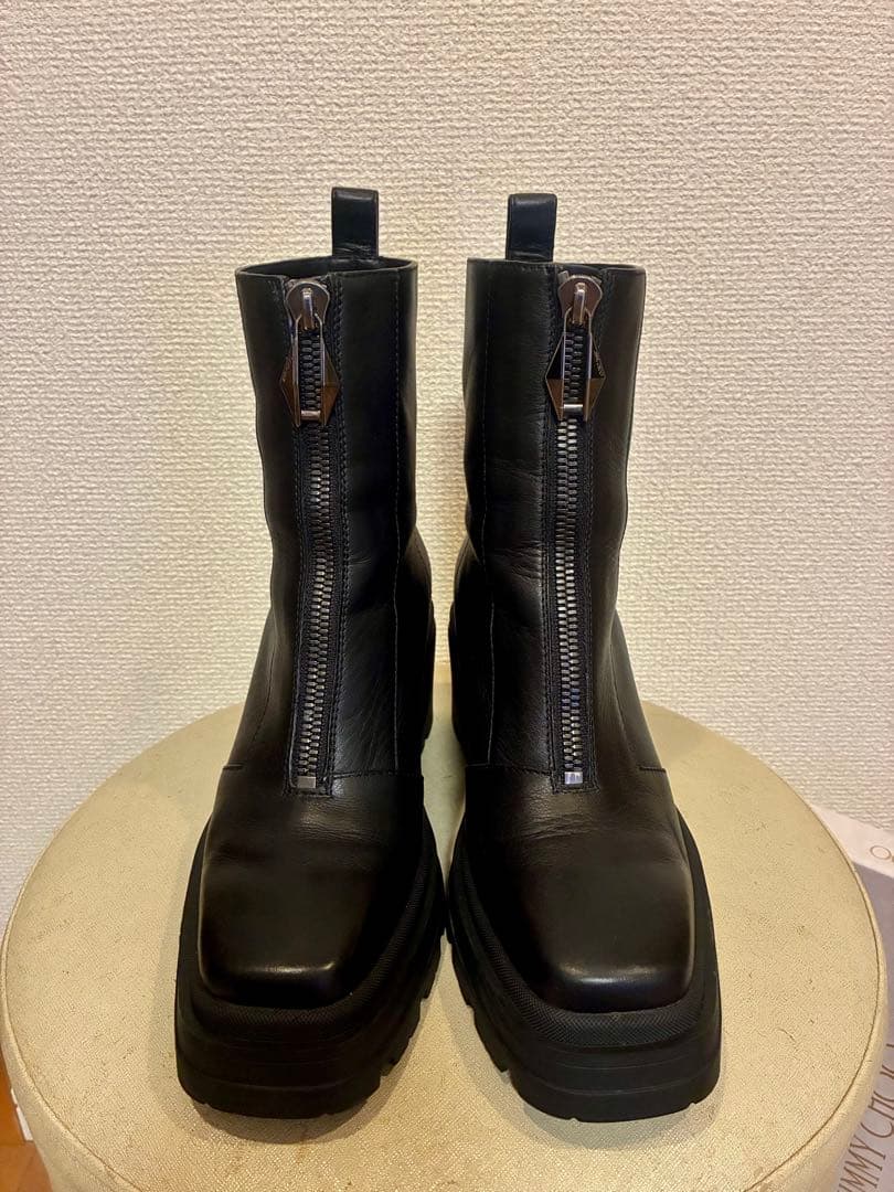 jimmy choo黒ブーツ2025年秋冬現行品