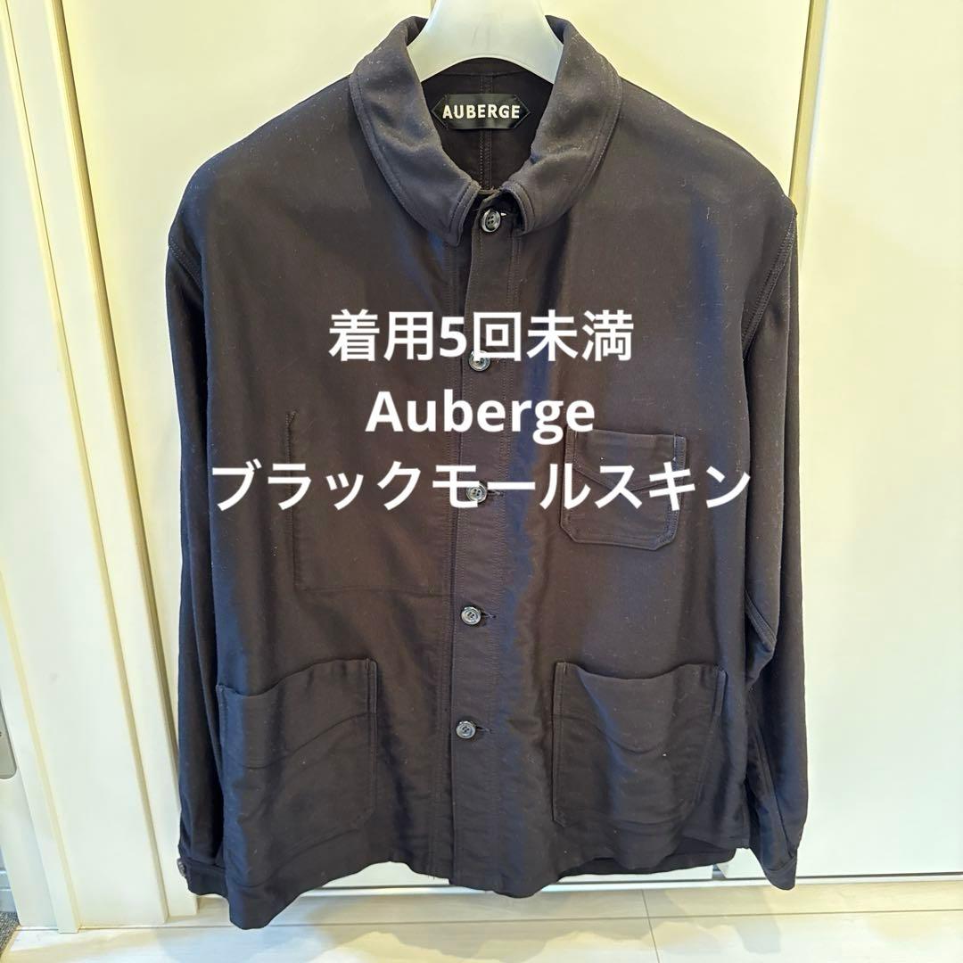 Auberge MC CHARBONブラックモールスキン　カバーオール