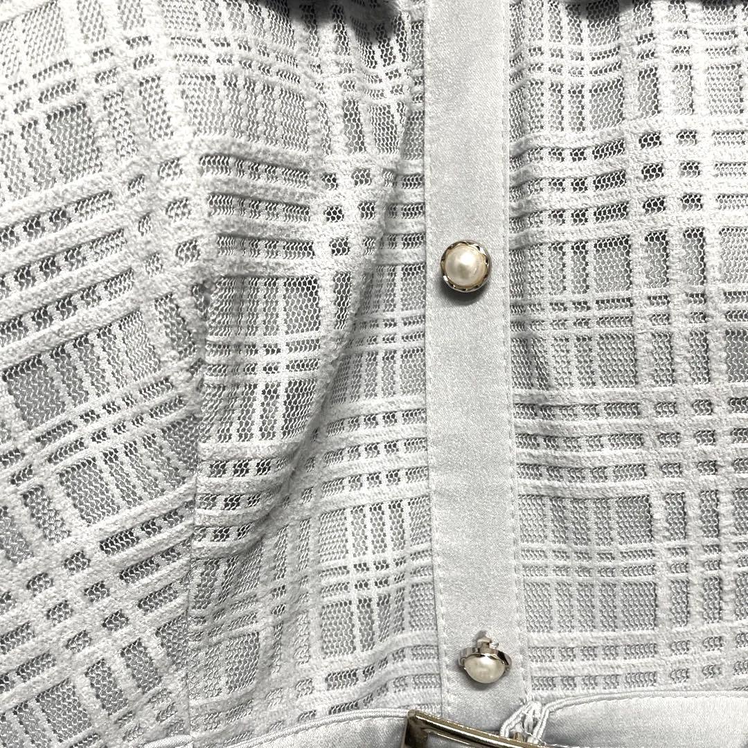 最終値下げ！ローブドフルール　ホルターネックチェック柄ロングドレス Sサイズ