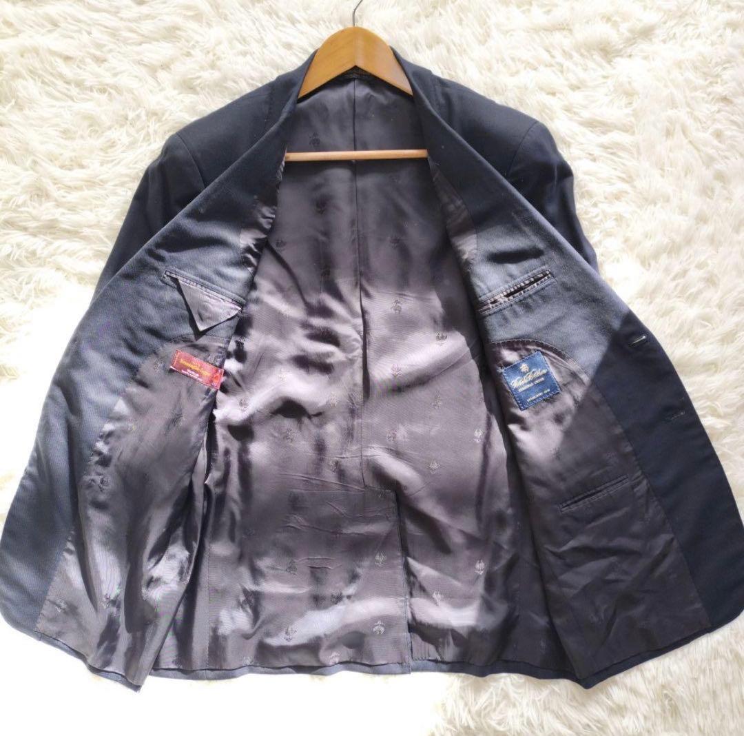 【良品】ブルックスブラザーズ セットアップ ゼニア イタリア高級生地 ネイビー