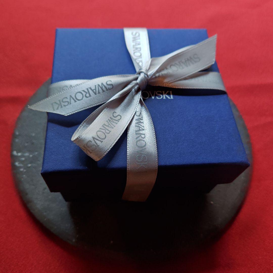 スワロフスキー クリスタル幸運を運ぶ四つ葉のクローバーの置物 新品未使用 化粧箱