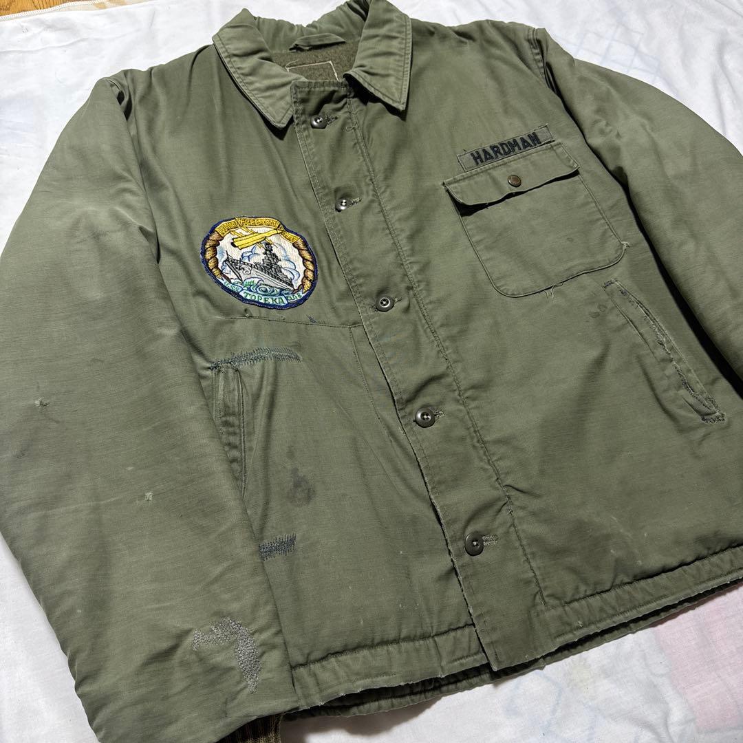 70s〜　A-2 デッキジャケット　サイズ50越え　ビッグサイズ　ヴィンテージ