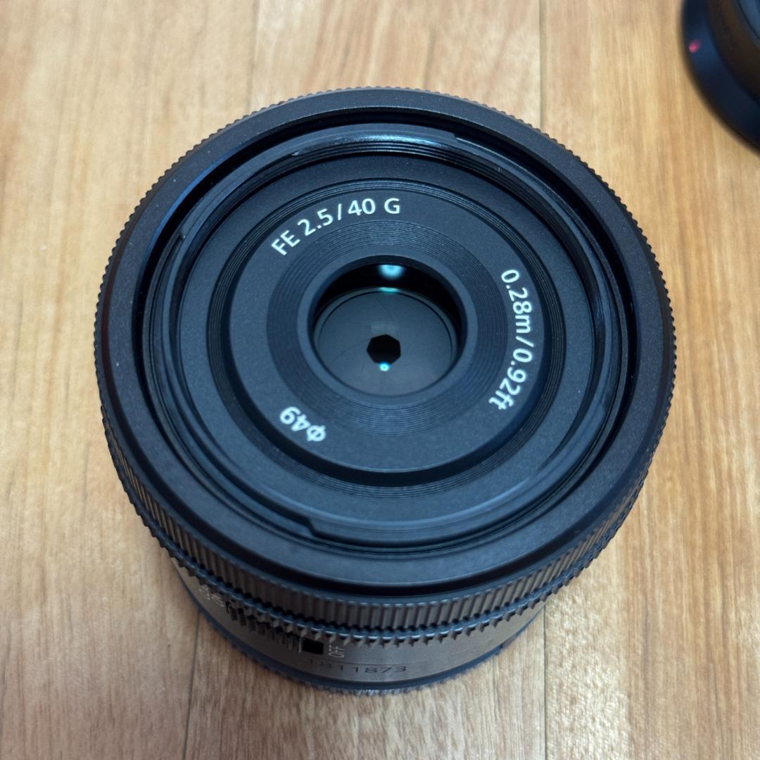 【美品】SONY FE 40mm F2.5 G SEL40F25G