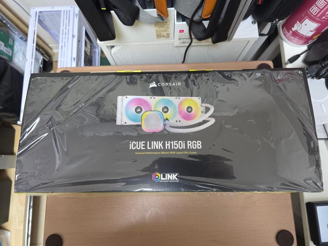 CORSAIR iCUE LINK H150i RGB 水冷クーラーLCD変更