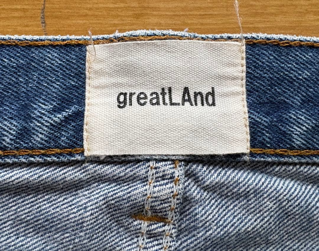 greatLAnd GRUNGEMAN DENIM PANT グランジマン XL