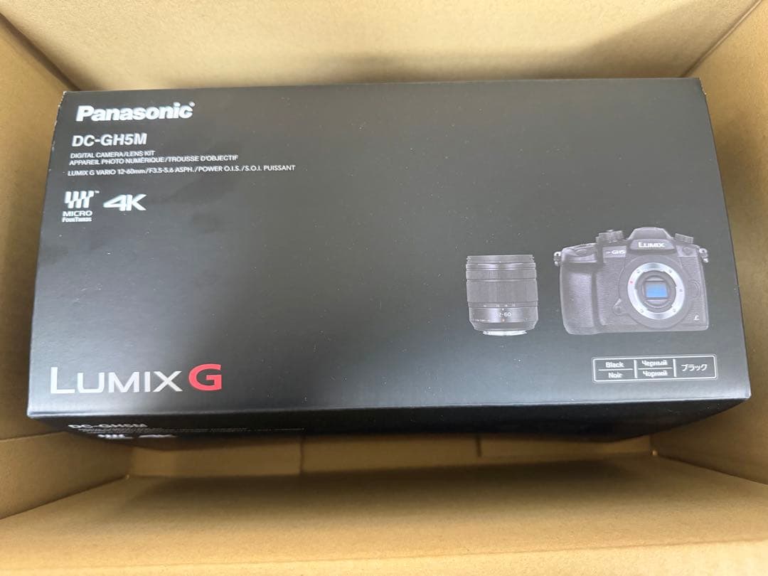 LUMIX GH5 レンズキット　カメラ保護ケース、予備電池１つ付き