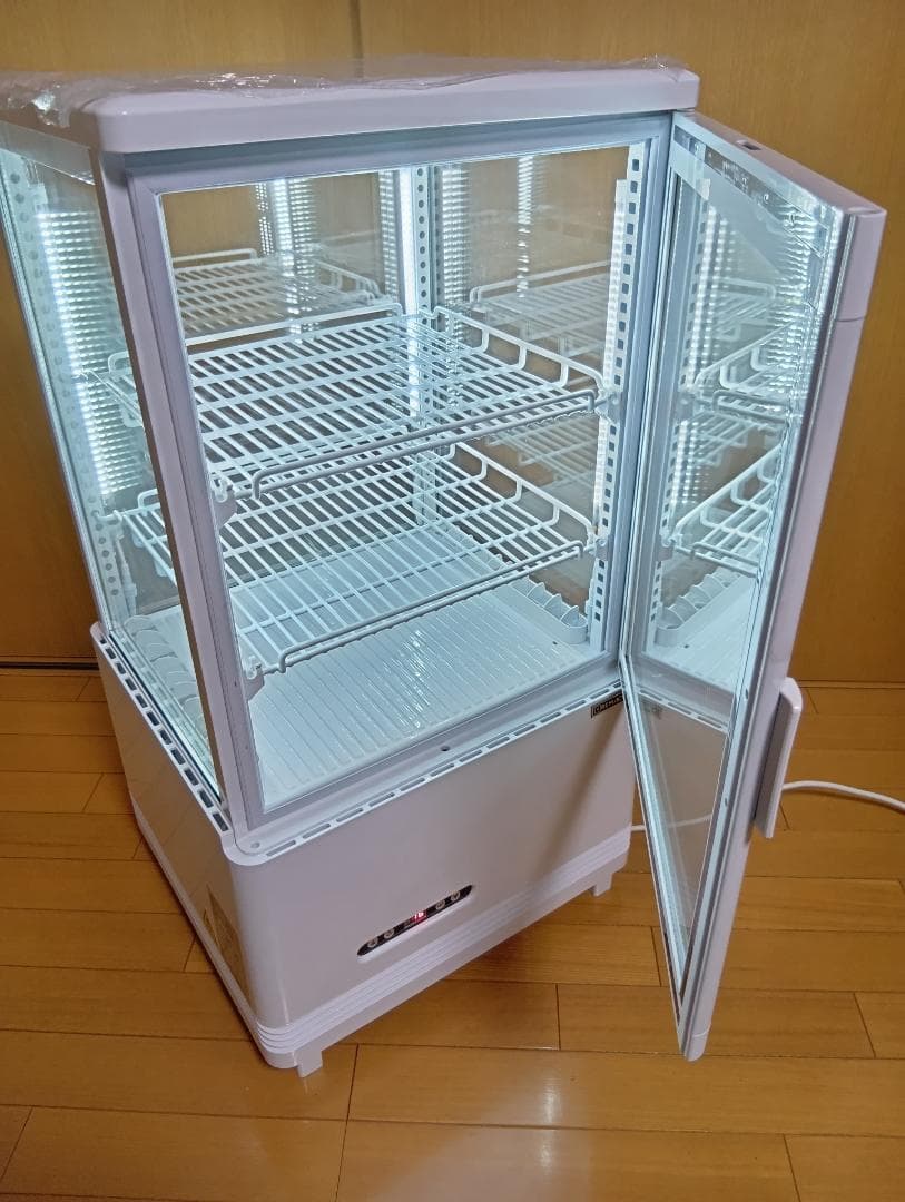 レマコム R4G-63SLW 卓上４面ガラス冷蔵ショーケース