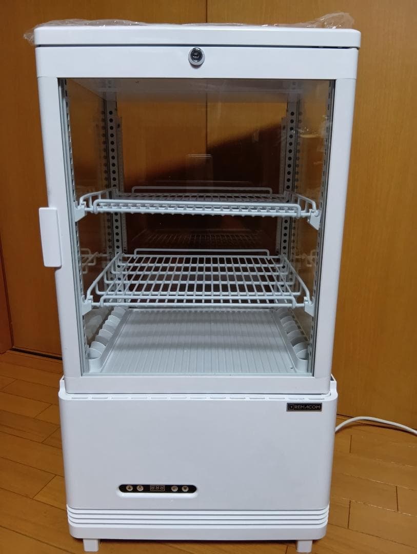 レマコム R4G-63SLW 卓上４面ガラス冷蔵ショーケース