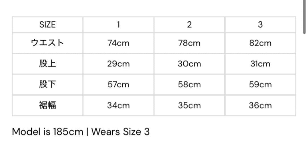 パンツ ORIMI CROPPED BIG SLACKS