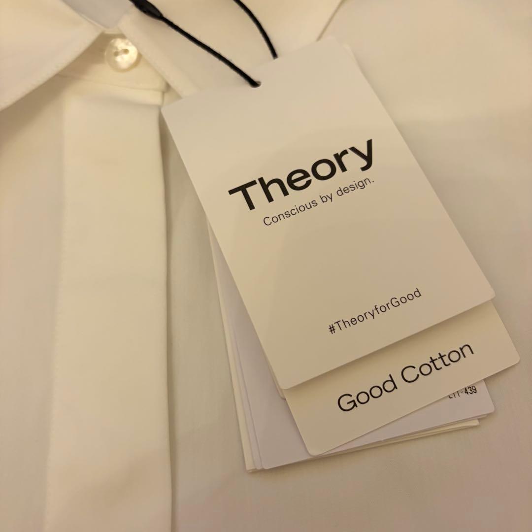 Theory 定価￥26,400- 襟付き長袖シャツ ホワイト Mサイズ 新品