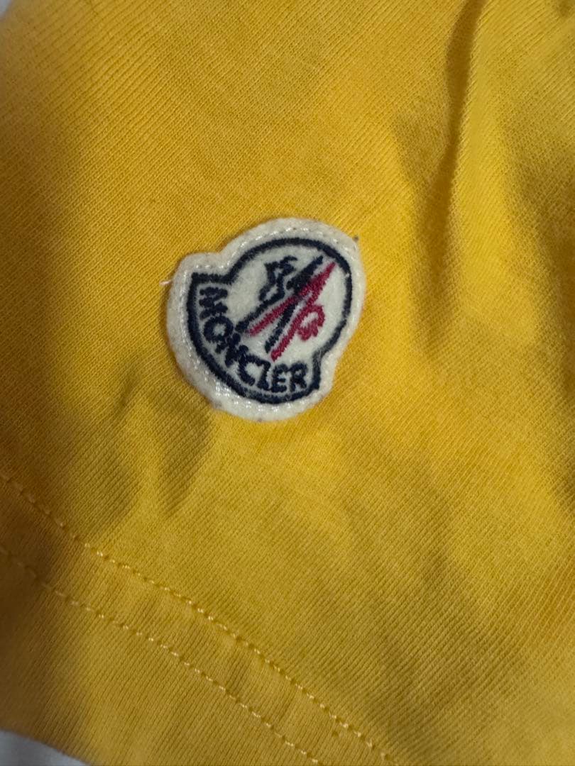 モンクレール キッズ Tシャツ 8A 130 イエロー