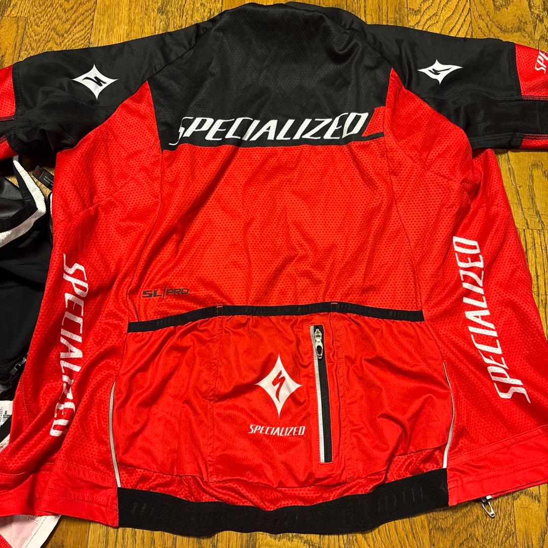SPECIALIZED サイクルジャージ ビブショーツ Mサイズ　上下セット