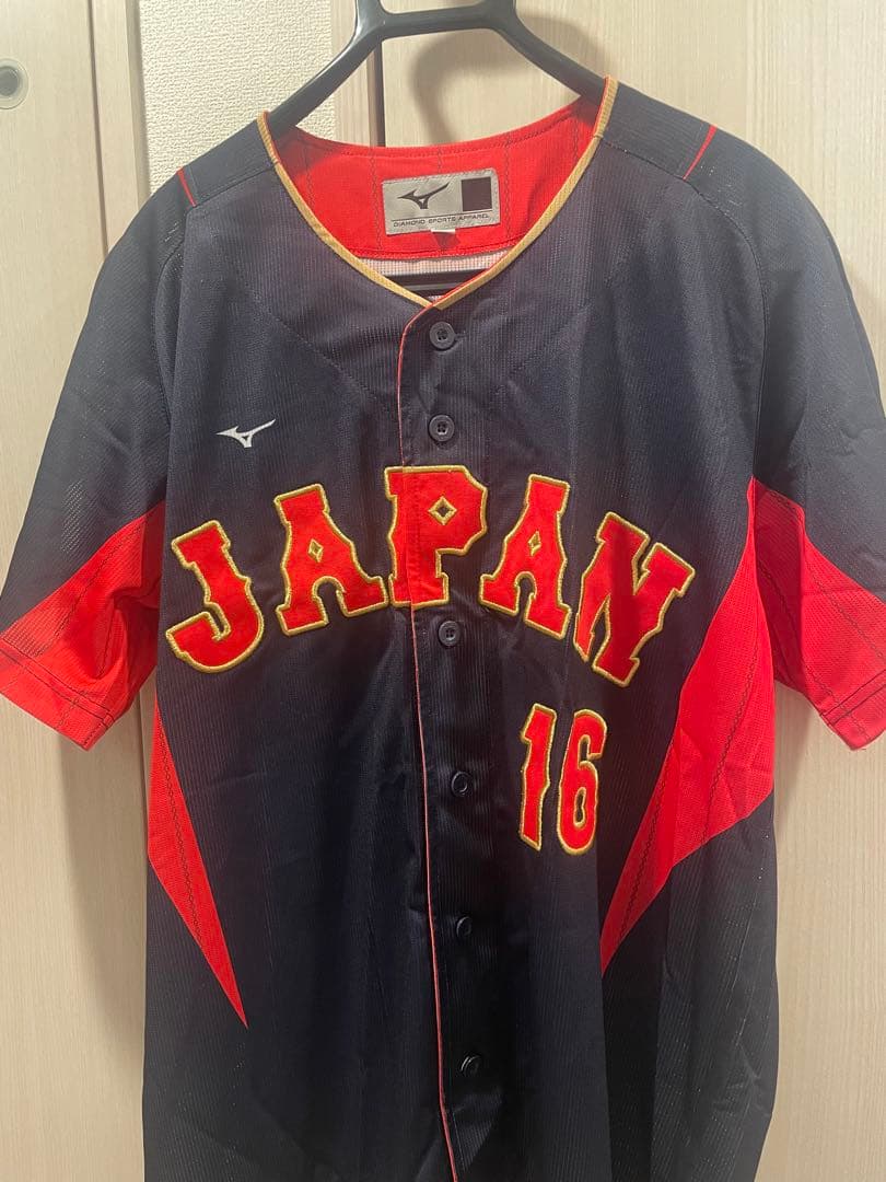 WBC 2023年 大谷翔平選手 ユニフォーム ビジター ミズノ Lサイズ
