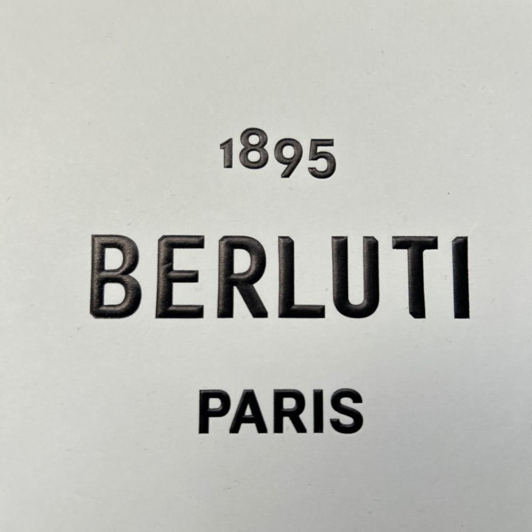 BERLUTI プリントソックス グレー/ピンク 箱付き