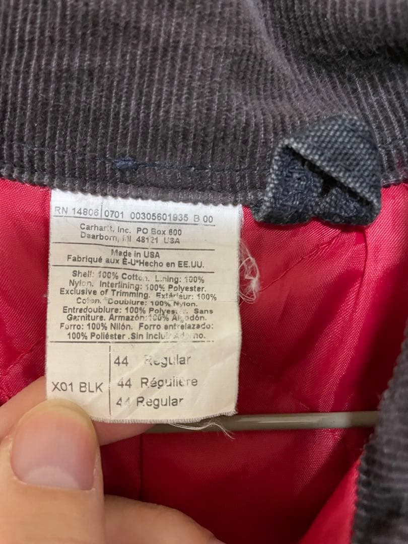 【USA製】Carhartt オーバーオール XL