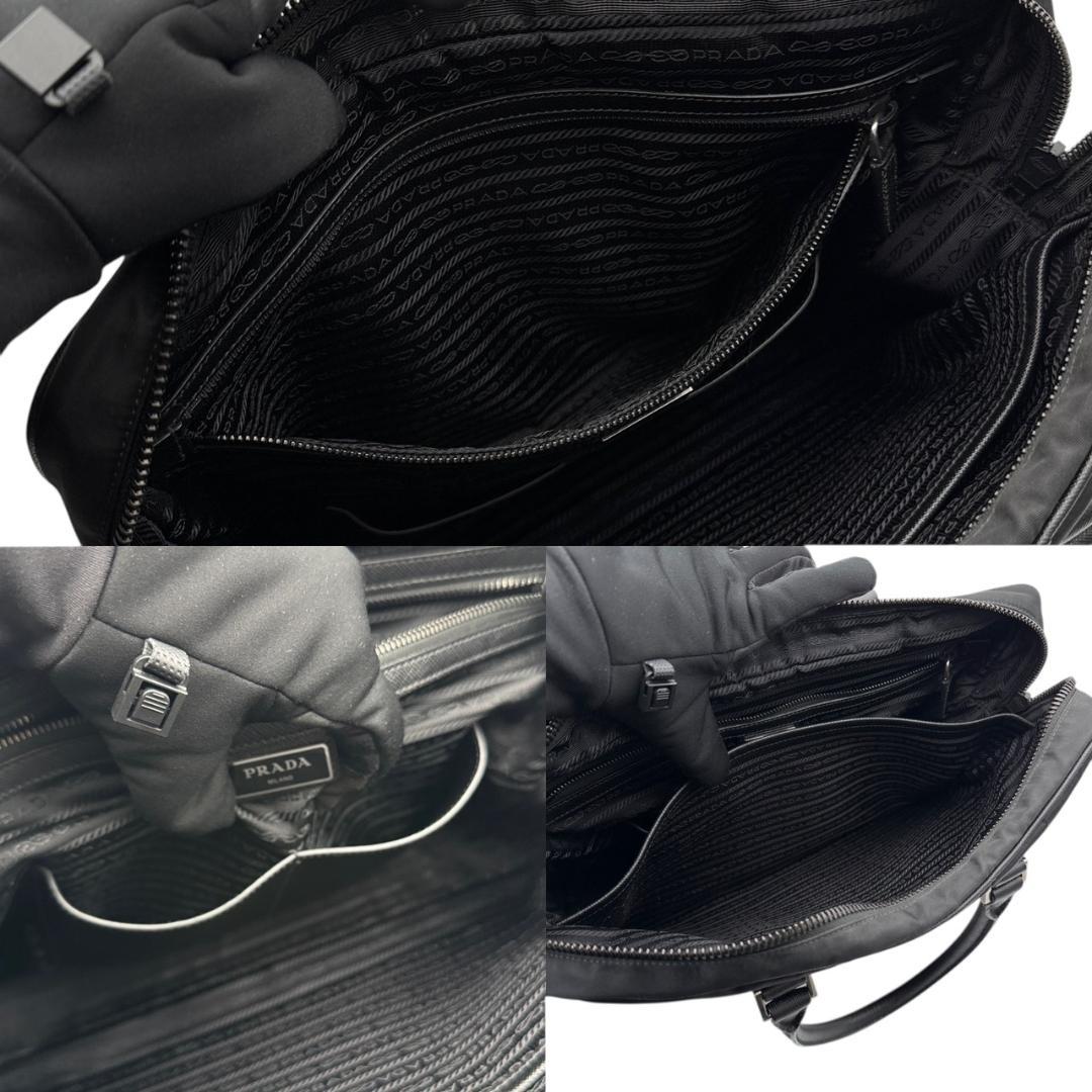 【近年モデル・極美品】プラダ 2VE871 ビジネスバッグ ブリーフケース 黒
