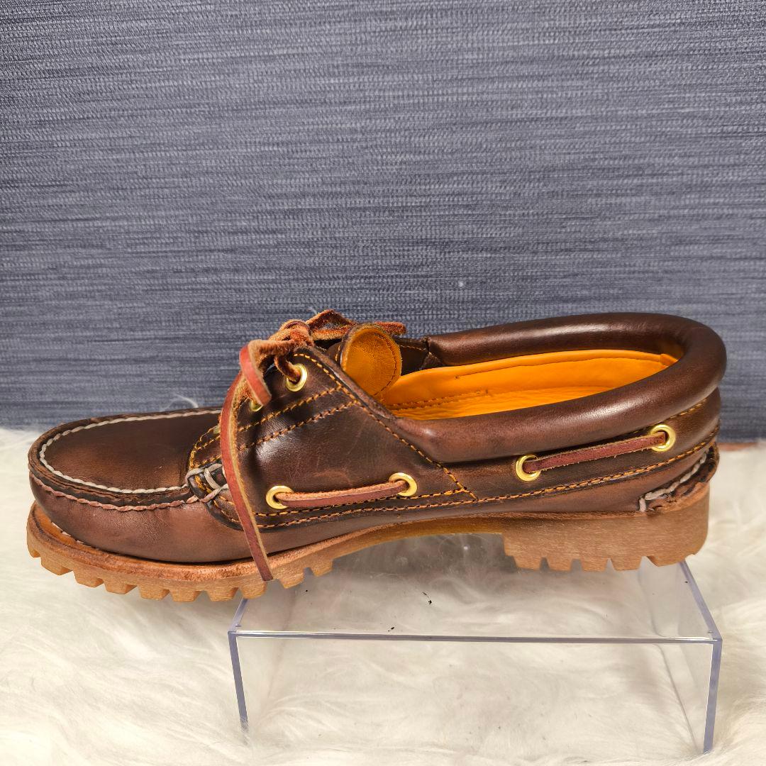 【Timberland】スリーアイクラシックラグ 24 デッキシューズ モカシン