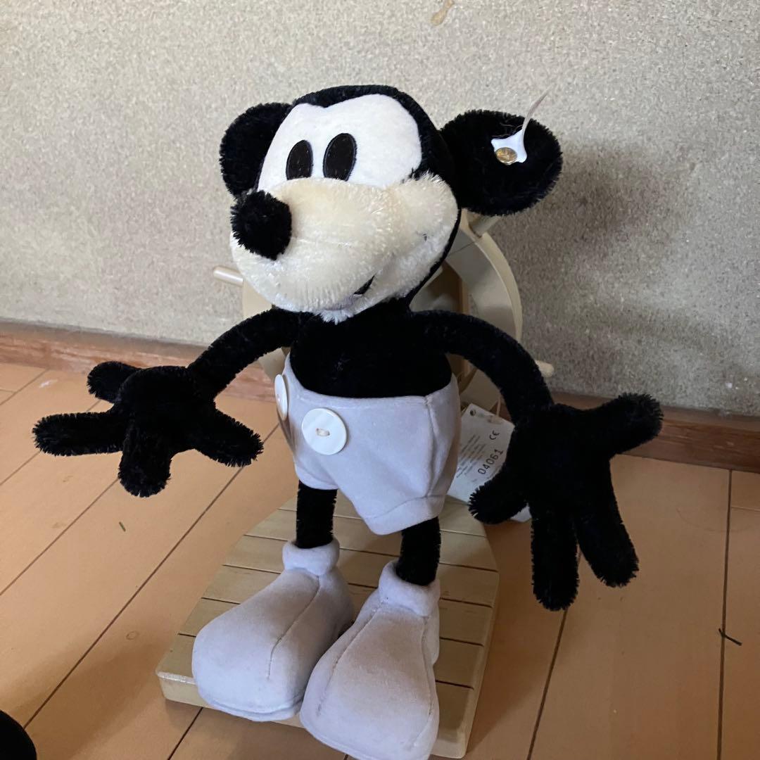 希少 シュタイフ 蒸気船ウィリー ミッキーマウス 世界限定 10000体