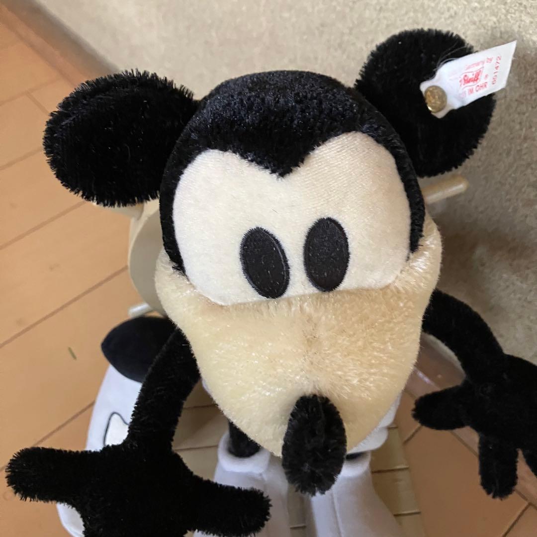 希少 シュタイフ 蒸気船ウィリー ミッキーマウス 世界限定 10000体