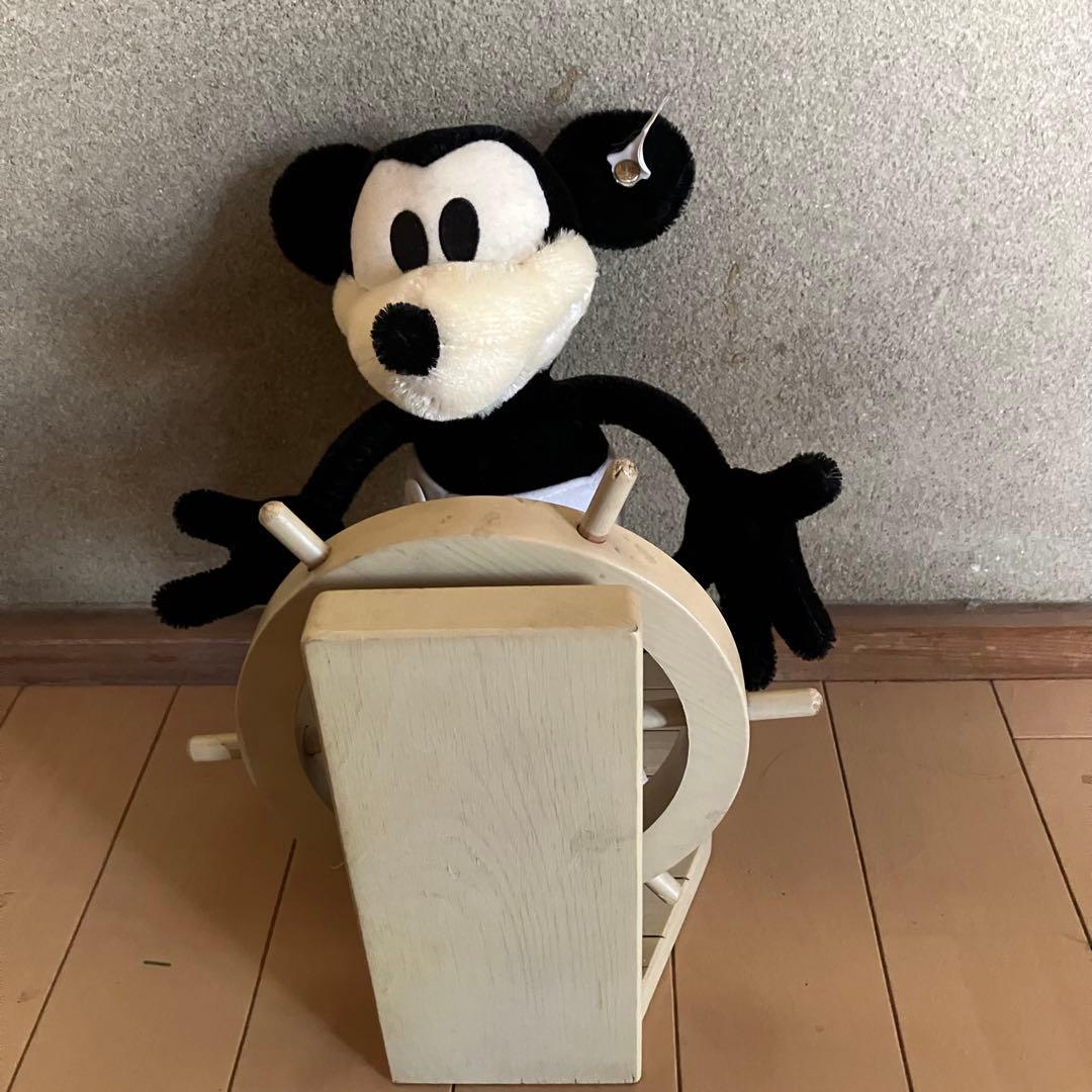 希少 シュタイフ 蒸気船ウィリー ミッキーマウス 世界限定 10000体