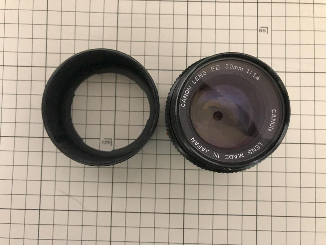 キャノン　NEW F-1 AEファインダー+単焦点レンズ4本+ワインダーFN