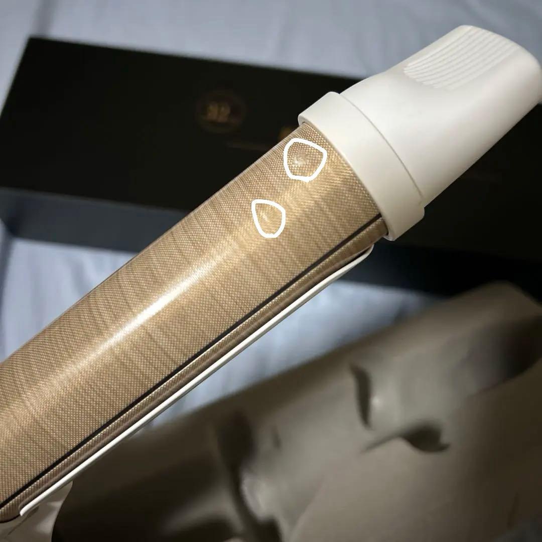 絹女〜KINUJO〜カールアイロン 32mm ホワイト