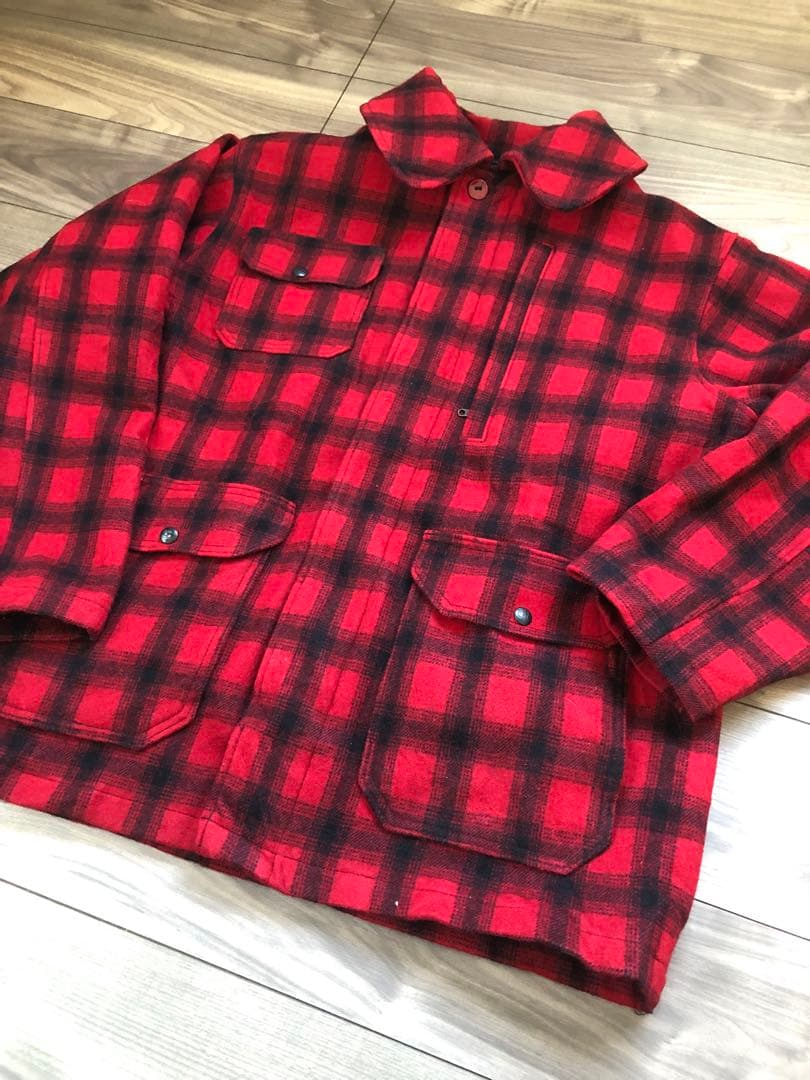 USA製ウールリッチマッキーノジャケットオンブレバッファローチェック