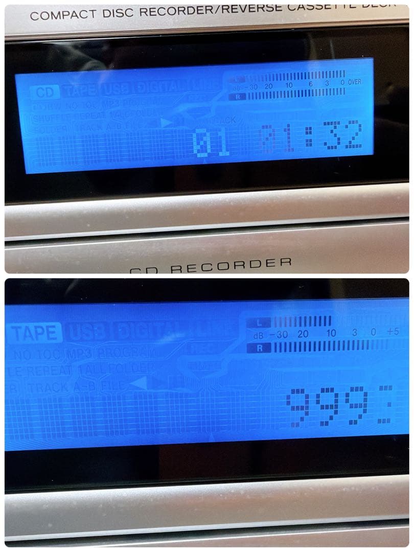 【美品】TEAC AD-RW900 CDカセットレコーダー リモコン付き