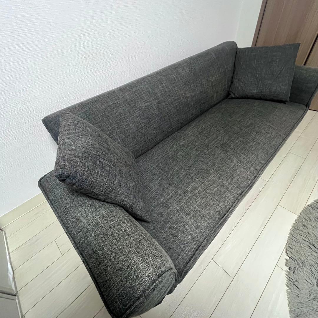 【2/8中値下げ】ソファ ダークグレー LOWYA NewMosa ニューモーサ