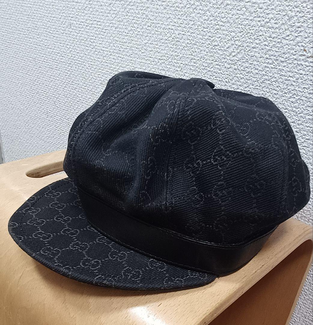 ☆美品☆GUCCI グッチ GG柄 キャスケット М 男女兼用 帽子