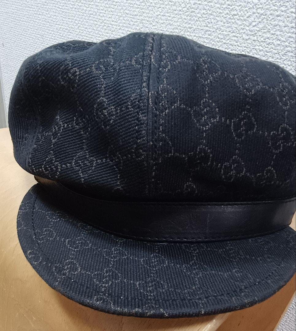 ☆美品☆GUCCI グッチ GG柄 キャスケット М 男女兼用 帽子