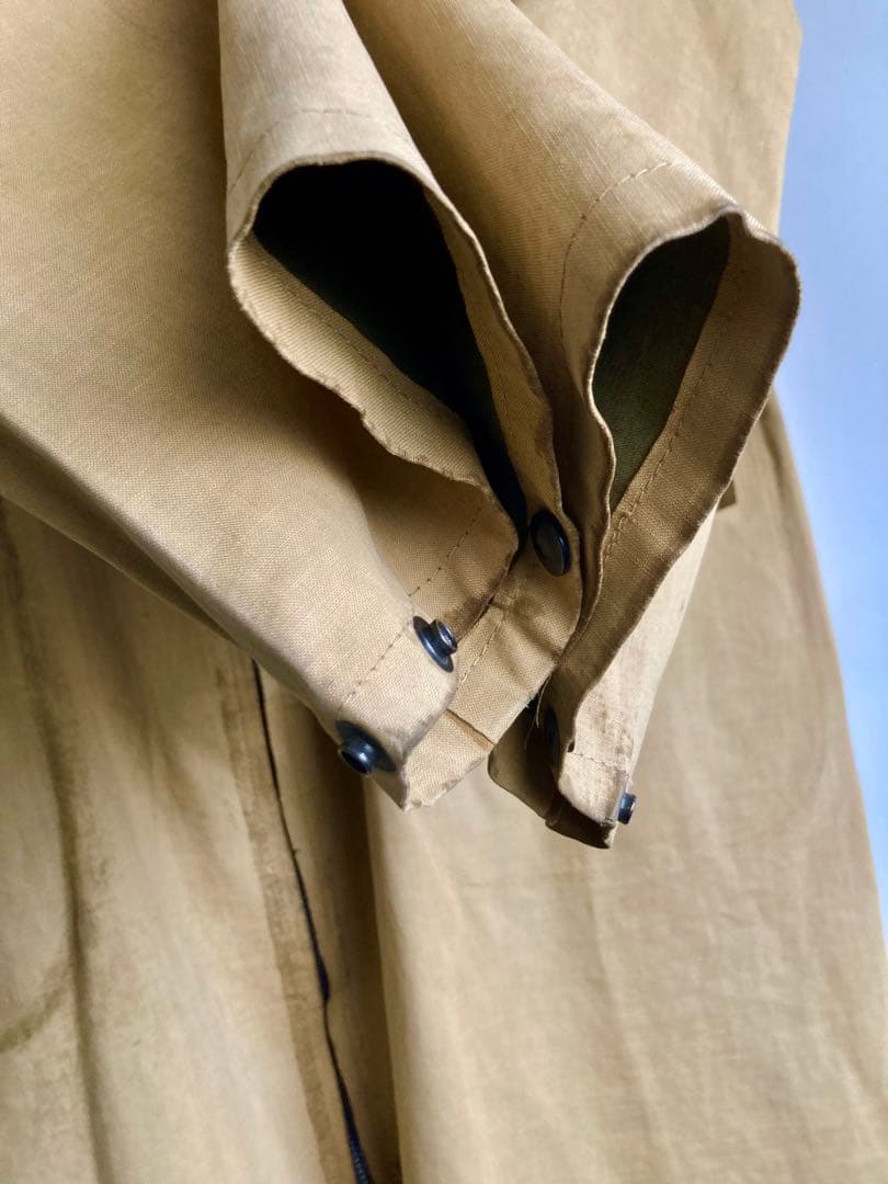 50s US Vintage Rubber Hooded Coat \"一枚袖\"