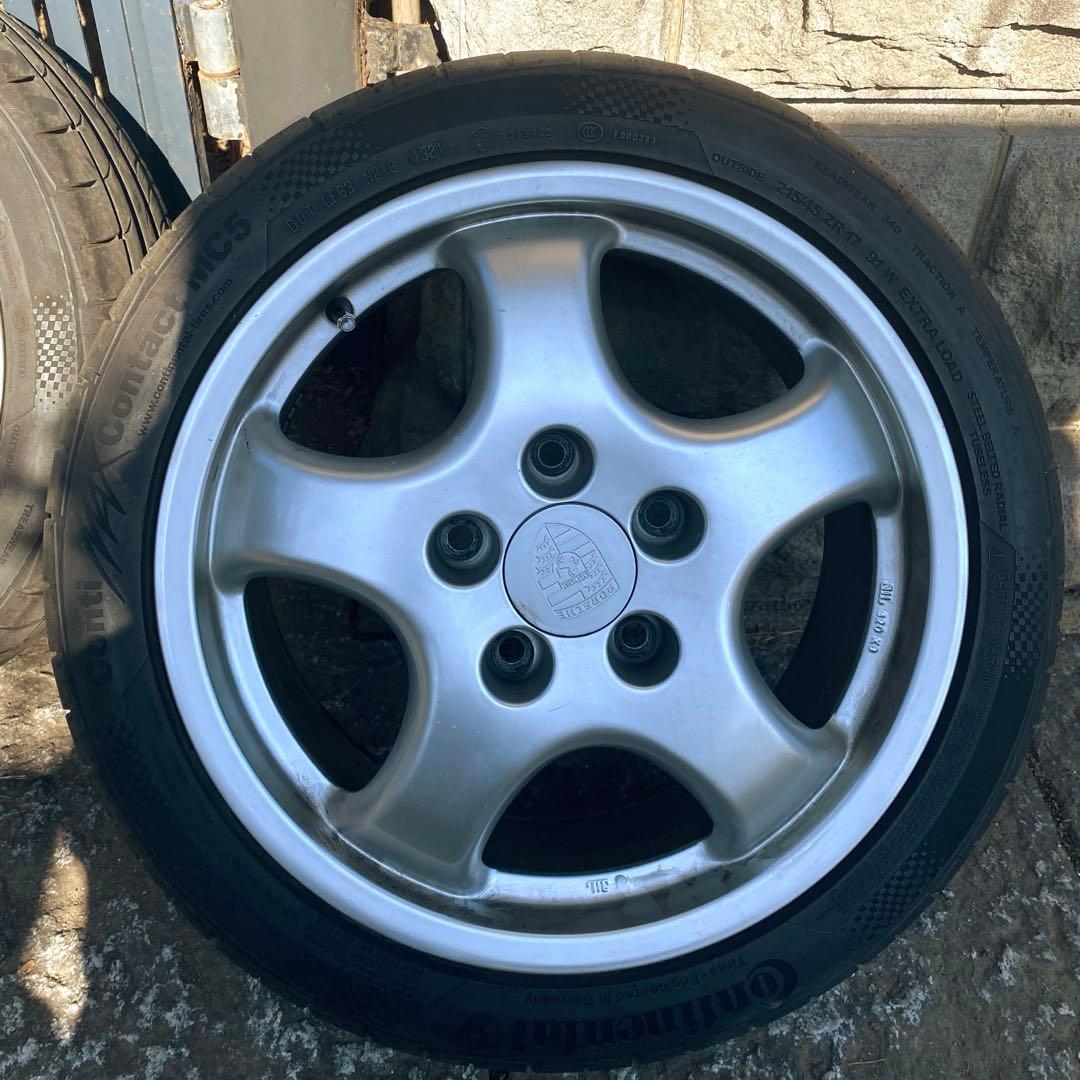 ポルシェ911カレラ964 17インチCUPホイールタイヤセット930