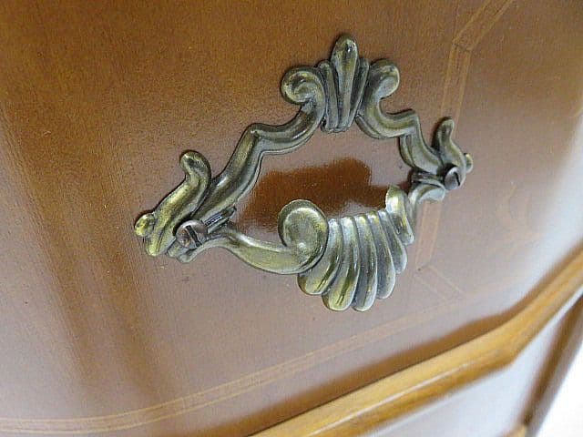 n*h様 美品 イタリア製 象嵌クラシック5ドロアーチェスト　サイドチェスト/ロ