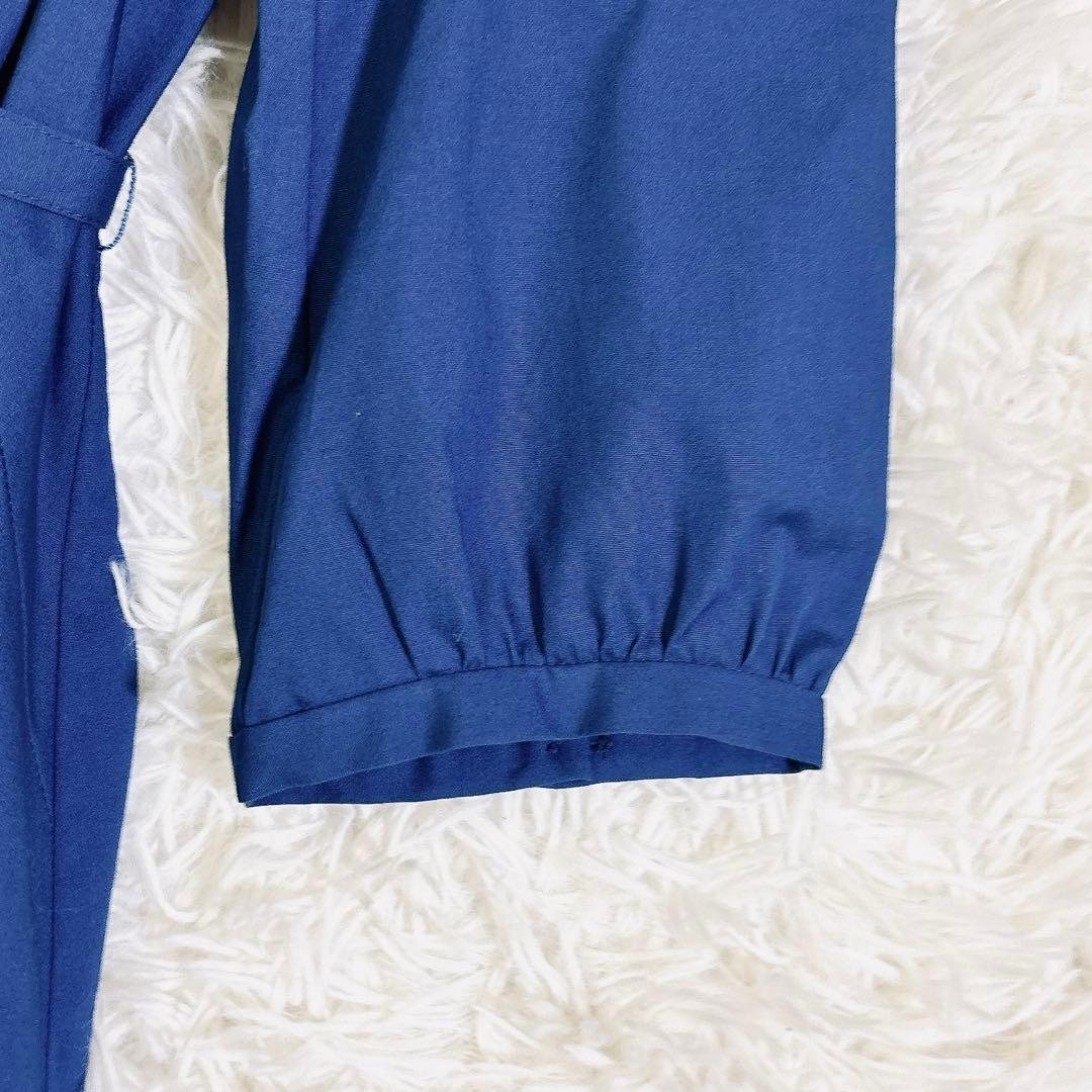 【新品タグ付】フランシュリッペ シェリーラファム　ロングワンピース 濃紺 M