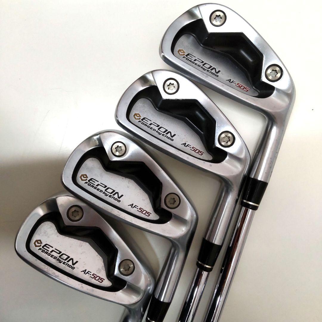 中古人気！エポン AF-505 アイアン 4本(6-9) ゼロス8 S