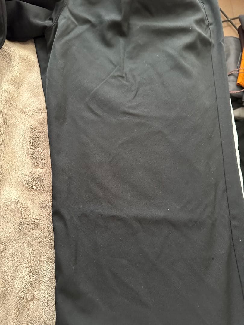 Scale Off Wool Wide Chef Pants グラフペーパー