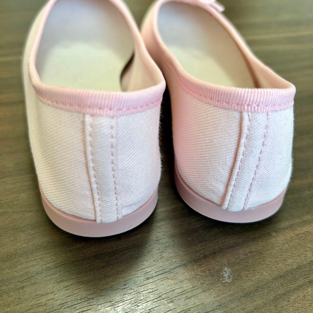 新品未使用　repetto バレエフラットシューズ 37.5 ピンク　23.5