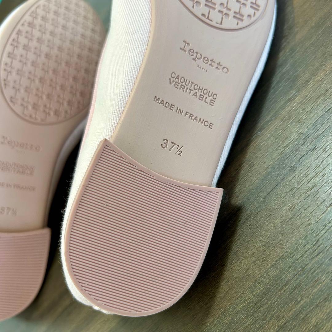 新品未使用　repetto バレエフラットシューズ 37.5 ピンク　23.5