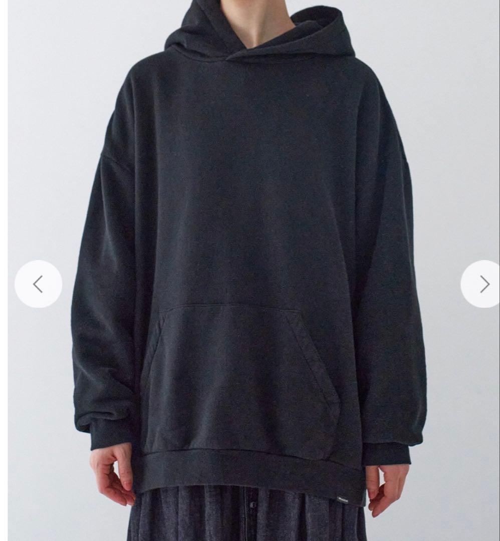 [UpcycleLino] BASIC 裏毛ビッグパーカー黒