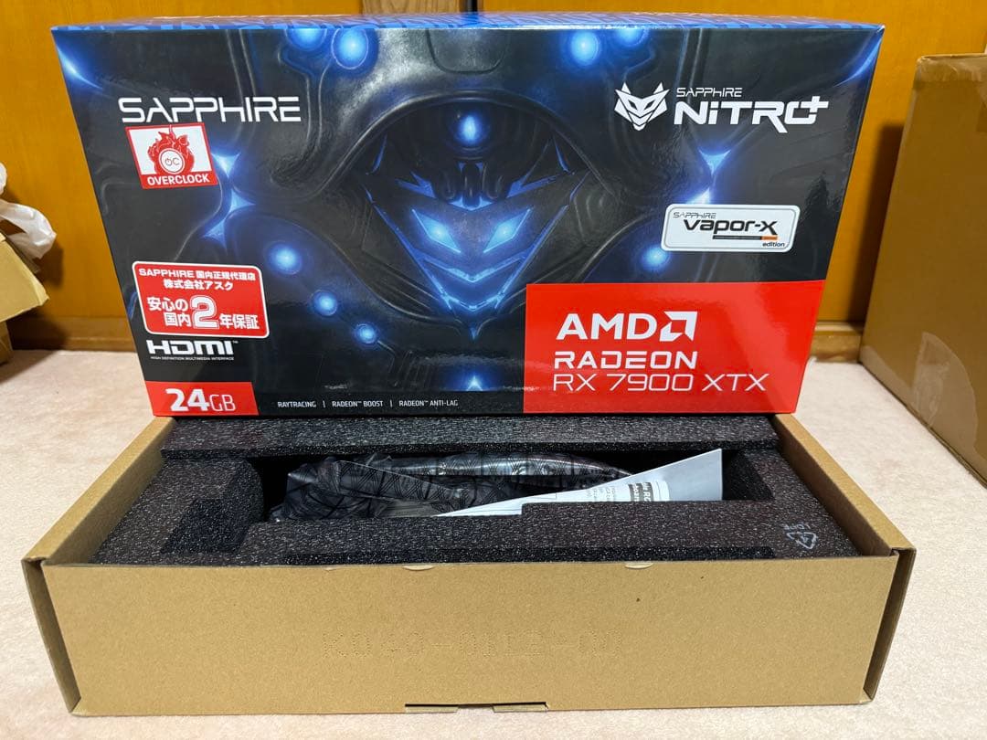 Sapphire Radeon RX 7900 XTX nitro＋ 24GB